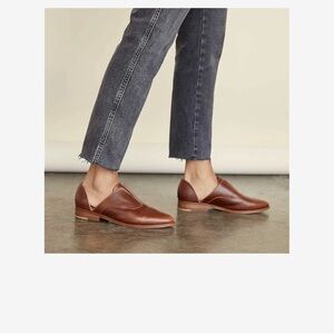 Nisolo Emma d’Orsay Oxford Flats Cognac Brown size 9